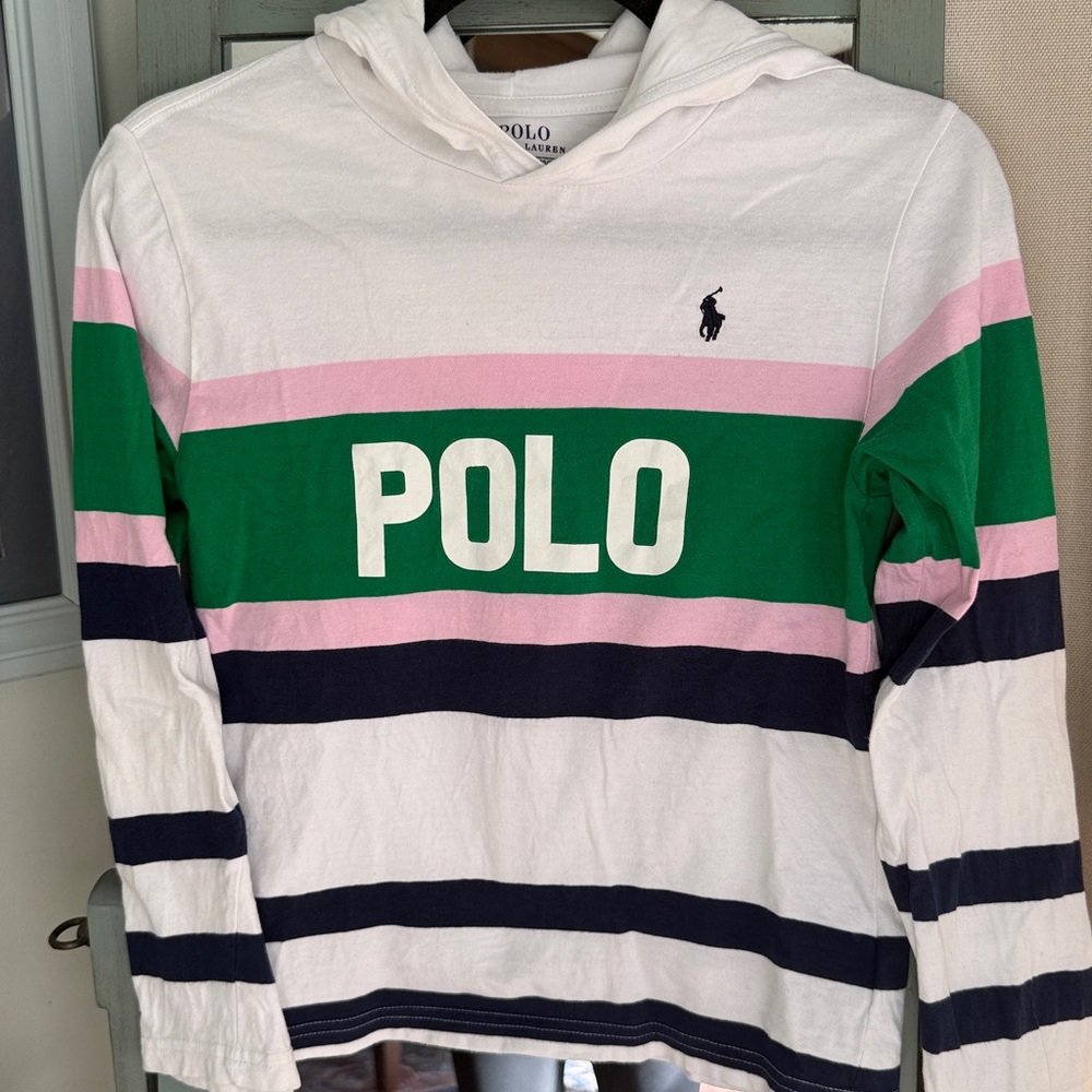 Polo by Ralph Lauren Classic Rugby Style Hooded Tee